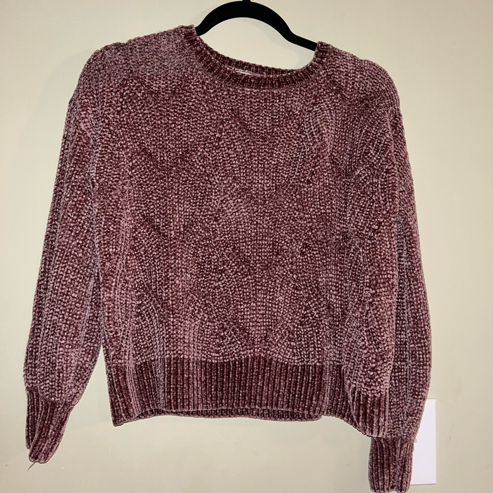 Pink Velvet Sweater